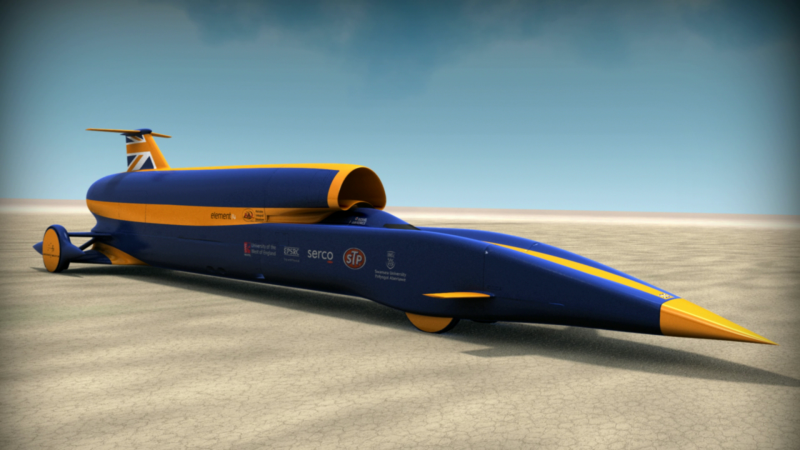 Bloodhound SSC in stereoscopic 3D (via Youtube)